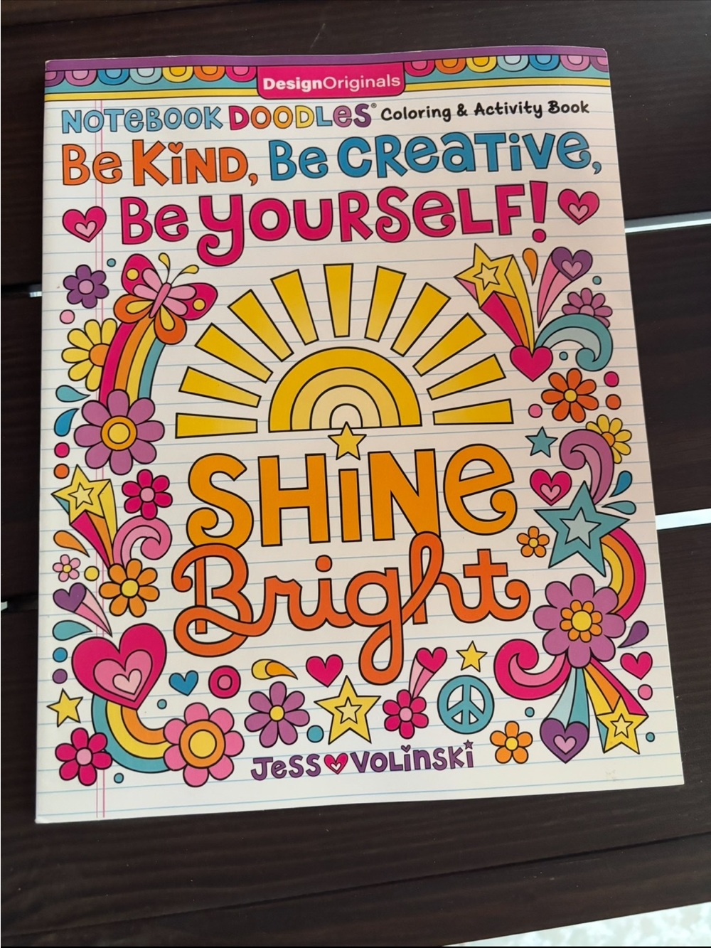 Notebook Doodles "Shine Bright" Coloring & Activity Book - Multicolor